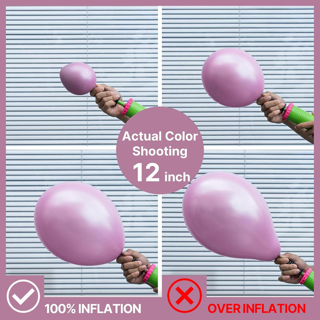 PartyWoo Balloon Garland Kit - 140 Pcs Purple Shades Balloons in Various Sizes for Birthday & Party Decor