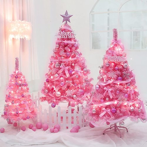 Minetom Pink Christmas Lights 100 Count 25 Feet Incandescent Bulb Mini Lights for Indoor Xmas Tree Garland Birthday Wedding Party Festival Decoration Valentines Day Decorations