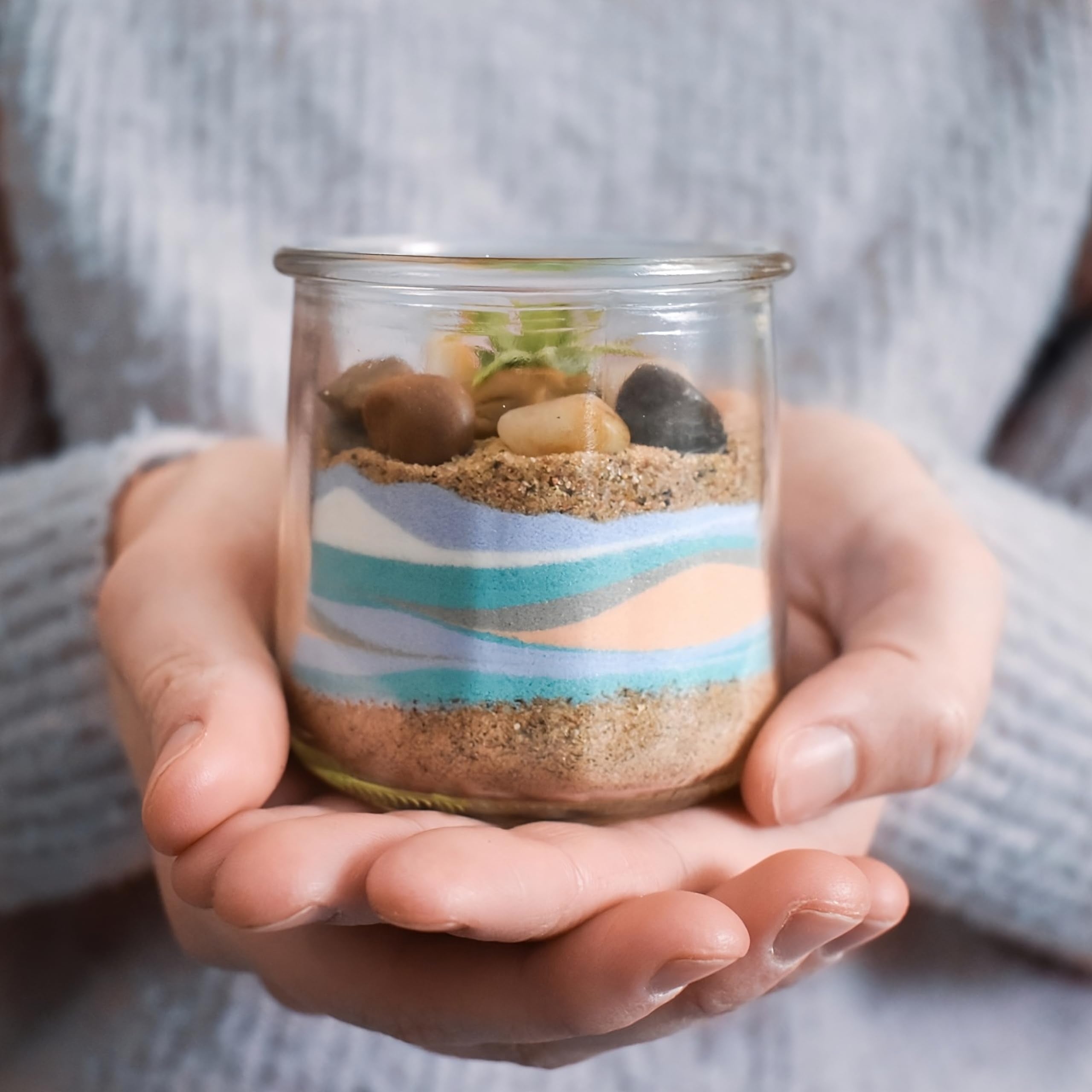 Activa Bright Red Decorative Colored Sand, 1 lb - Fine Grain & Fade-Proof Sand for Arts & Crafts