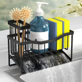 Fssvcd Maifan Kitchen Sink Caddy - Rustproof Sponge Holder with Brush Tray | Self-Draining Design