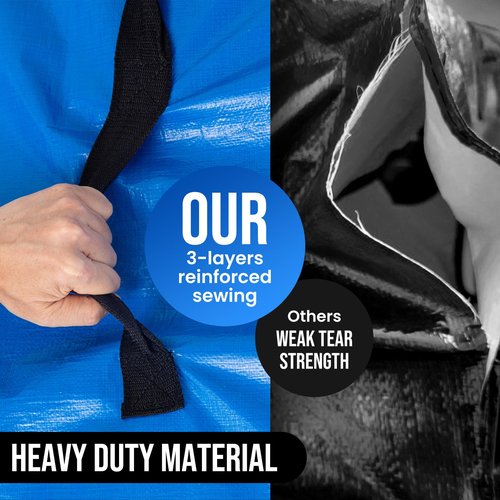 TAILI Queen Mattress Bags for Moving and Storage, Heavy Duty Moving Supplies Mattress Cover with Reinforced Handles, Storage Cover Essentials Packing Protector