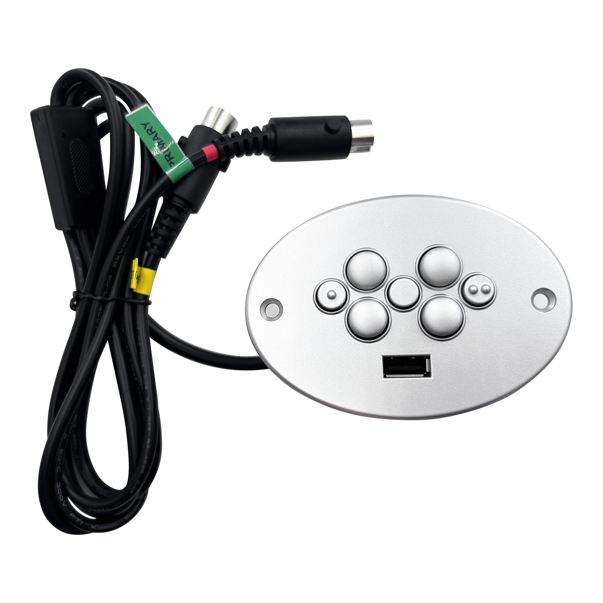 Power Recliner Raffel Systems 7 Button 5 Pin Hand Control Model CTR UR2 07 Replacement with USB and Memory Plus Buttons