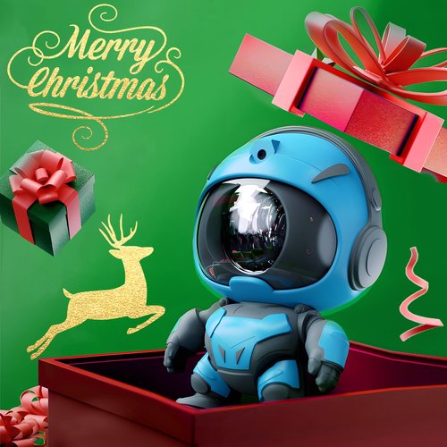 Astronaut Galaxy Projector, 4-in-1 Nebula Night Lights with Bluetooth Speaker Timer Remote Control White Noise Star Lights Birthday Valentines Gifts for Kids Adults Bedroom Gaming Room Decor