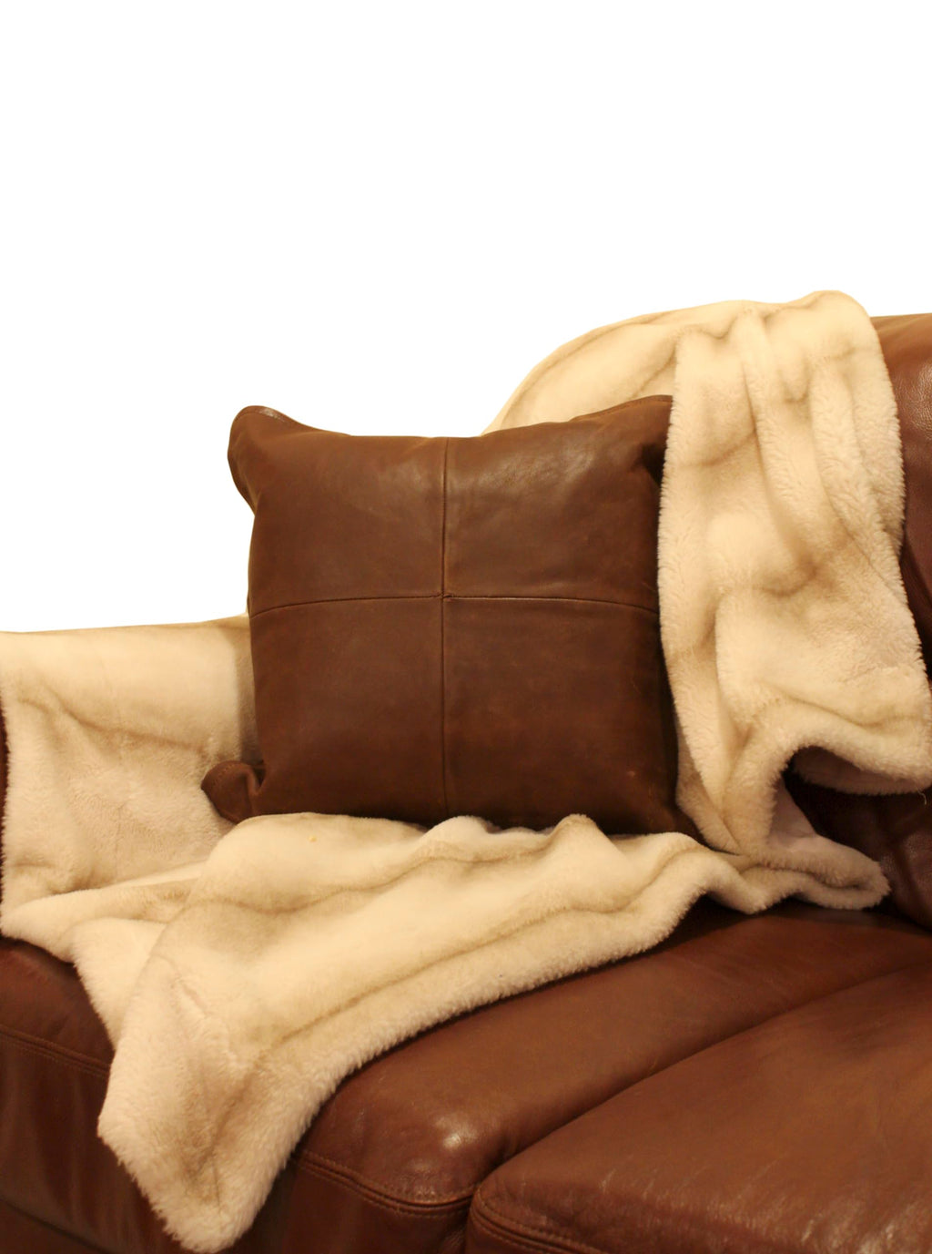 Noori Rug Sophie Throw Brown Pillow