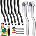 Crevice Cleaning Brush - Grout Scrub Brush, House Cleaning Supplies, Gap Cleaning Tools, Home Essentials, Gifts for Women Men, Hard Bristle Crevice Cleaner Brush for Household Use, Bathroom(11Pcs)