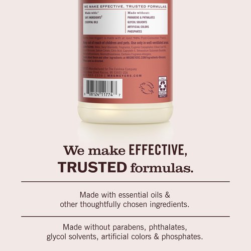Mrs. MEYER'S CLEAN DAY Multi-Surface Everyday Cleaner, Fall Leaves Scent, 16 Fl Oz Bottle - 3 Pack