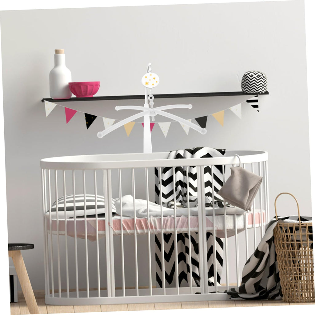 CIYODO Baby Crib Mobile Arm and Bed Bell Holder for Bassinet Toys Hanging Rack DIY Music Toy Decoration for Nursery