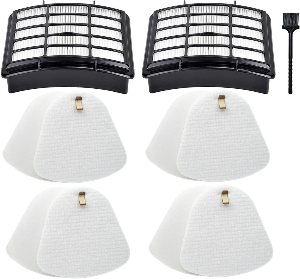 Shark Navigator Lift-Away Vacuum Filter Replacement - 2 HEPA + 4 Foam & Felt Filters Set