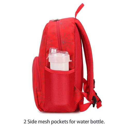 Octsky Toddler Backpack for Little Boys Kids Mini Backpack for Travel School, Red