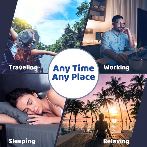 Sleepbox Sound White Noise Machine with 25 Soothing Sounds 10 Colors Warm Night Light 4 Brightness Levels 32 Volume Levels 5 Timer and Memory Function Perfect for Kids Adults Seniors Sleeping Black