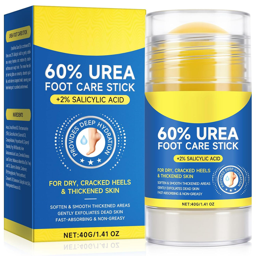 Regine Switzerland Urea Cream Stick - Maximum Strength Exfoliating Foot Balm with 2% Salicylic Acid | 1.4oz