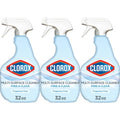 Clorox Free & Clear Multi Surface Cleaner, Spray Bottle, Fragrance Free, 32 Fluid Ounces, Pack of 3