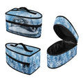LVEWYB Winter Christmas Tree Iron Tote Case for Travel Mini Steam Iron Dustproof Protective Flower Printed Carrying Bag Universal for Most Irons with Handle