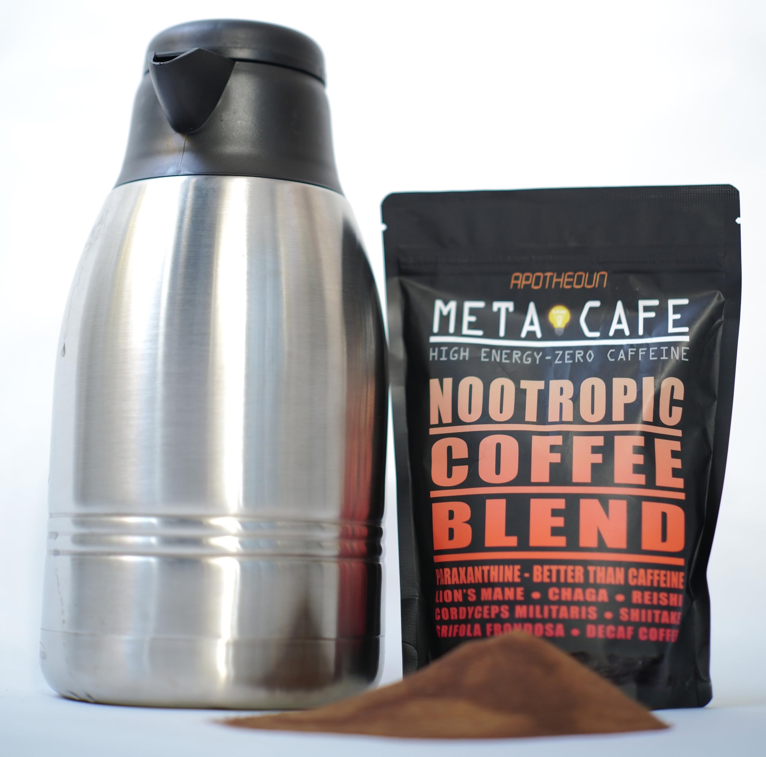 META-CAFE MUSHROOM COFFEE | METACAFE WITH PARAXANTHINE (A HEALTHIER AND STRONGER CAFFEINE ALTERNATIVE) | NO CRASH NO JITTERS | Meta Cafe by APOTHEOUN