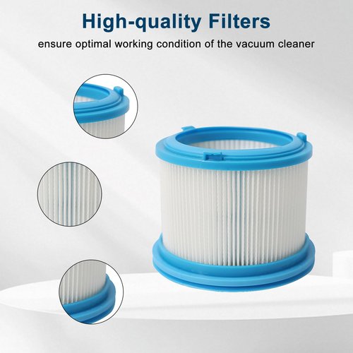 2 Pack Washable Filters Replacement Compatible with Bissell 4052 4039 4137 PowerClean FurGuard 280W and FurFinder 200W Self-Standing Cordless Vacuums, 2 Filters and 4 Pre-Filter Pads & 1 Brush