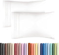 King Standard Pillow Cases - Soft Hotel Quality Covers, Fade & Wrinkle Resistant - 2 Piece Set in Antique White