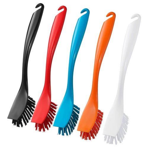 Ikea Easily Handable White Dish-Washing Brush (Pack of 4)