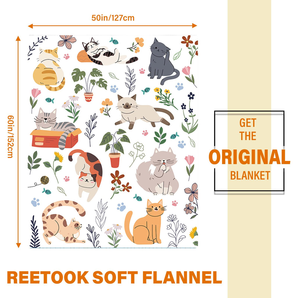 Fox Blanket for Fox Lovers, Soft Flannel Foxes Gifts for Women, Girls, Foxes Blanket Gifts for Adults Friend, Birthday Blankets for Couch or Bed, Gifts for Christmas Thanksgiving 40x50