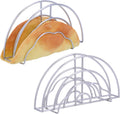Skiennix Taco Shell Stand Mold - Stainless Steel Holder for Crispy Flat-Bottom Tacos | Ideal for Baking & Frying