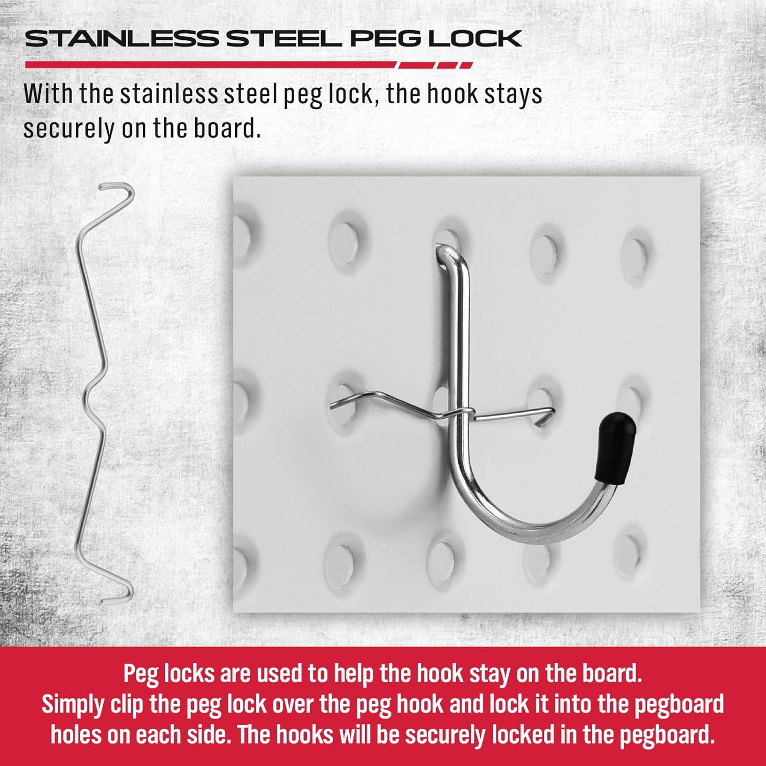 Skiennix 121-Piece Pegboard Hooks Set - Durable Metal Accessories for Organized Tool Storage