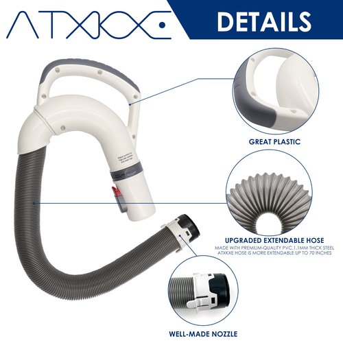 ATXKXE Upgraded Replacement Part 153FFJ Durable Vacuum Hose Handle for Shark Vacuum Replacement Rotator Lift-Away Parts Models NV356E NV355, NV356,NV357, NV358,NV370,1 Pack