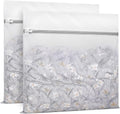 Muchfun Diamond Mesh Laundry Bags - Durable 2-Piece Set for Delicates | 24 x 24 Inches (XX-Large)