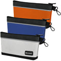 TICONN Tool Pouches with Zipper, 1680D Oxford Small Tool Bags, Waterproof Utility Bag Zipper Pouch for Tool Organizers and Storage (3 Pack Medium)