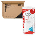 WypAll GeneralClean L30 Cloths Heavy Duty Cleaning Wipes (05843), Strong and Soft Bulk Paper Wipers, White (70 Sheets/Roll, 24 Rolls, 1,680 Sheet Total)