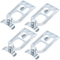 Teardrop Pallet Rack Safety Clip - Pallet Racking Beam Safety Clip Teardrop Connector for Spacerak, Steel King, Bulldog with Tear Drop Alignment Holes (100PCS)