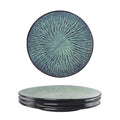 LIUYWYHCF Porcelain Plates Set Dinner Plates for Salad Dessert Ceramic Serving Plate Set of 4, Microwave and Dishwasher Safe, Chip Resistant and Scratch Resistant