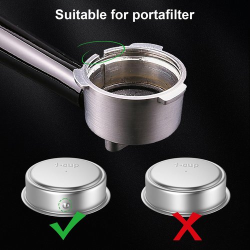 51mm Filter Basket | Double Layer Pressurized Portafilter Basket | Stainless Steel Coffee Portafilter Basket | Espresso Filter Basket