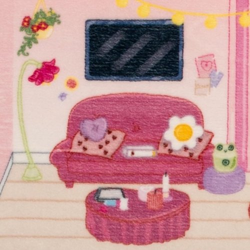 Rug&Play 4x6 Ultra Soft Pink Dollhouse Play Rug for Girls Room – Washable Non-Slip Area Rugs for Kid Bedroom & Kids Playroom Decor – Pink Princess Carpet for Girl & Toddler