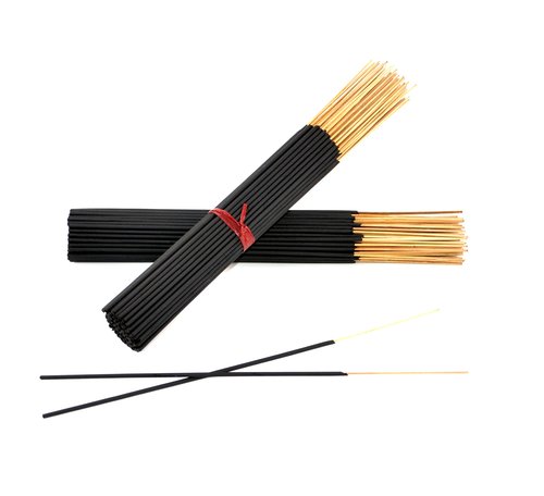 1000 Unscented Charcoal Black Incense Sticks 11" Bulk - 100% Natural Charcoal, Joss and Bamboo Punk Blanks - Great for DIY Aromatherapy Incense Making.