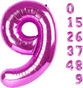 Rose Purple 40-Inch Number 9 Balloon by [Brand Name] - Perfect for Birthday Parties, Weddings & Graduations