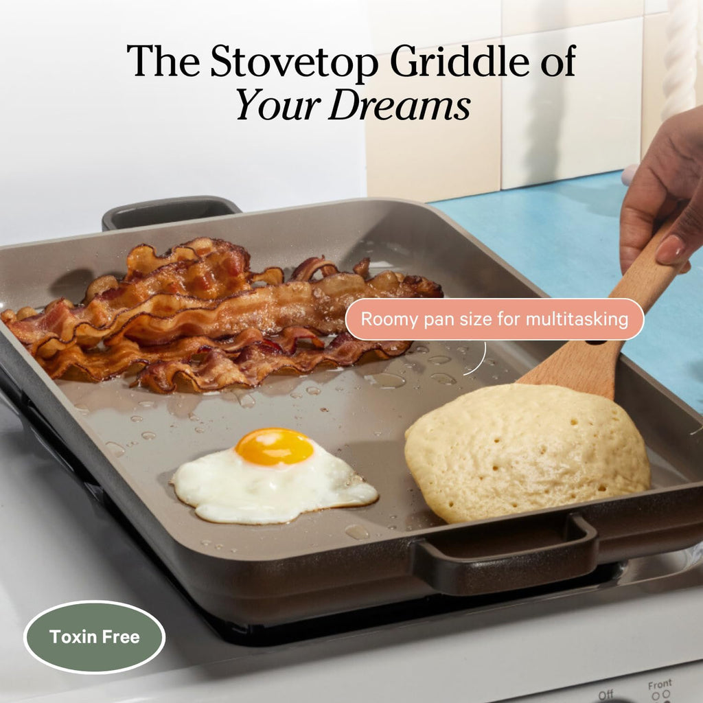 Our Place Griddle Pan - Versatile Nonstick Ceramic Griddle & Sheet Pan | Toxin-Free, Dual-Use Design | 5 Qt Capacity, Oven Safe to 450°F