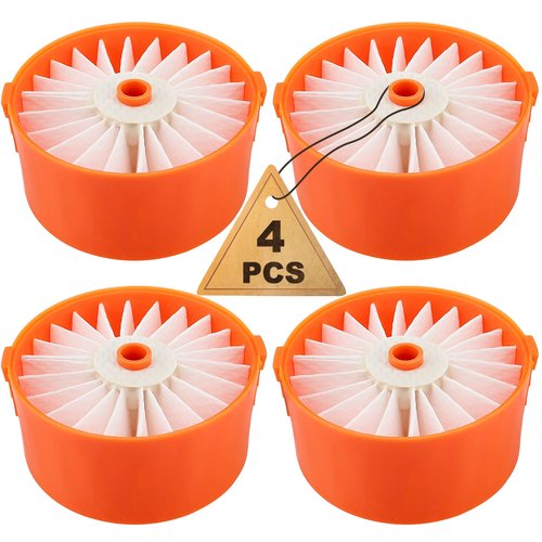 4 Pack Filter Element for BLACK+DECKER POWERSERIES Cordless Stick Vacuum Cleaner BSV2020G, BSV2020P # N665227, Compatible with Craftsman Filters, #N858184