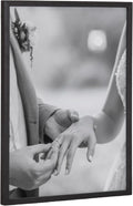 Kate and Laurel Custom Printed Wall Art - Personalized 12x16 Black Framed Photo Print for Bedroom or Living Room Decor