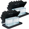Alaskey® Extra Large Ice Block Mold 5 lbs With Lid (2-Pack) | Create Perfect Ice Bricks | Professional Silicone Mold for Crafting Giant Ice Cubes, Ideal for Ice Baths, Coolers, Bartender Accessories