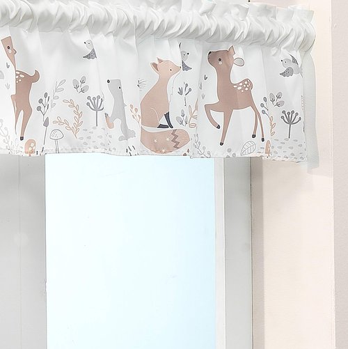 Bedtime Originals Deer Park Window Valance, Multicolor (285029)