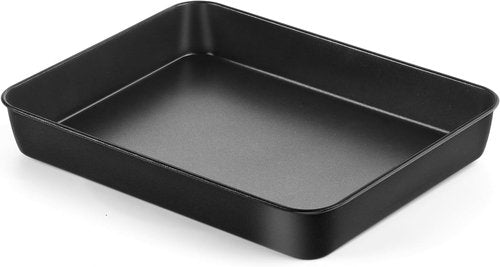 LIANYU Non-Stick Baking Cake Pan - 12⅓ x 9¾ x 2 Inch Stainless Steel Bakeware for Lasagna & Brownies