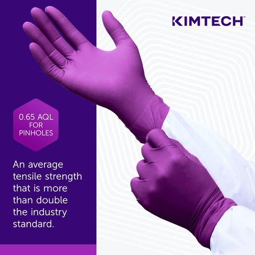 Kimtech™ Polaris™ Nitrile Exam Gloves (62774), 5.9 Mil, Ambidextrous, 9.5”, XL, 90 Nitrile Gloves/Box