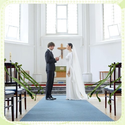 Daifunli Wedding Bows - Elegant Moss Green Satin Ribbons for Aisle & Chair Decorations | 24 Pcs Set