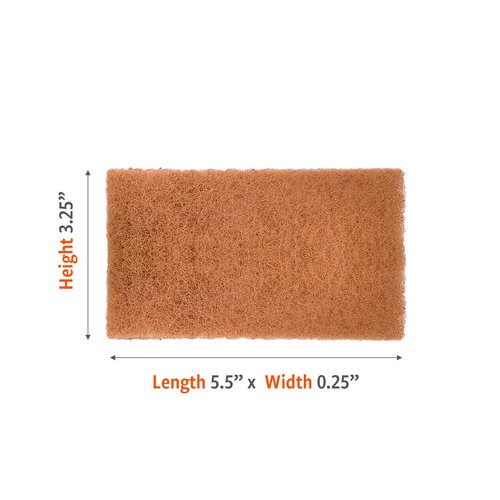 Full Circle Neat Nut – Walnut Scour Pads, Pack of 3 – Dual-Sided Non-Scratch Dish Scrubbers Made with Plant-Based & Recycled Materials, Durable Kitchen Cleaning Supplies