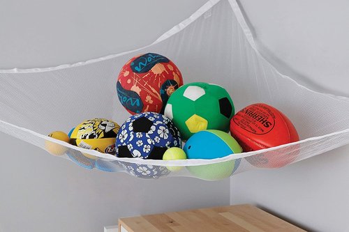 Little Chicks Plush Stuffed Animal Net Hammock -Corner Organizer and Toy Holder - Extra Large Hanging Storage for Kids Bedroom