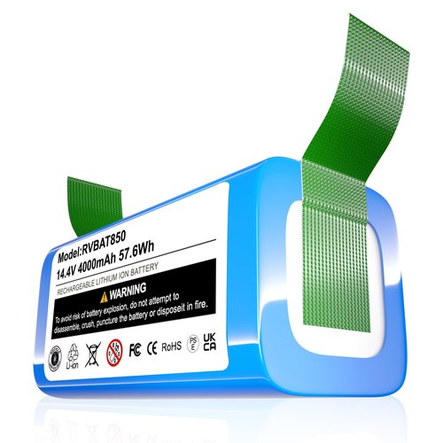 POWITEC 14.4V 4000mAh Replacement Battery for Shark Ion Battery Compatible with Shark Ion R75, RV761, RV850C, RV1000S, RV1100VL, RV101AE, UR1000SR, RV700_N, RV720_N Robot Vacuum