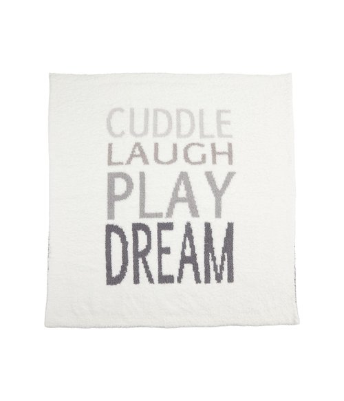 Barefoot Dreams CozyChic® Cuddle Laugh Play Dream Stroller Blanket Pearl Multi One Size