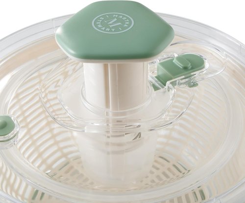 Martha Stewart Gulfwind 6.3 Qt Salad Spinner - Efficient Fruit & Vegetable Washer with Strainer