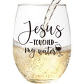 LITTLEBIGGER Friendship Gifts for Women – Christmas Wine Glasses – 15 oz Scratch-Resistant Wine Glass, Birthday Gifts for Women, Mom, Sisters, Friends, Gifts for Christians