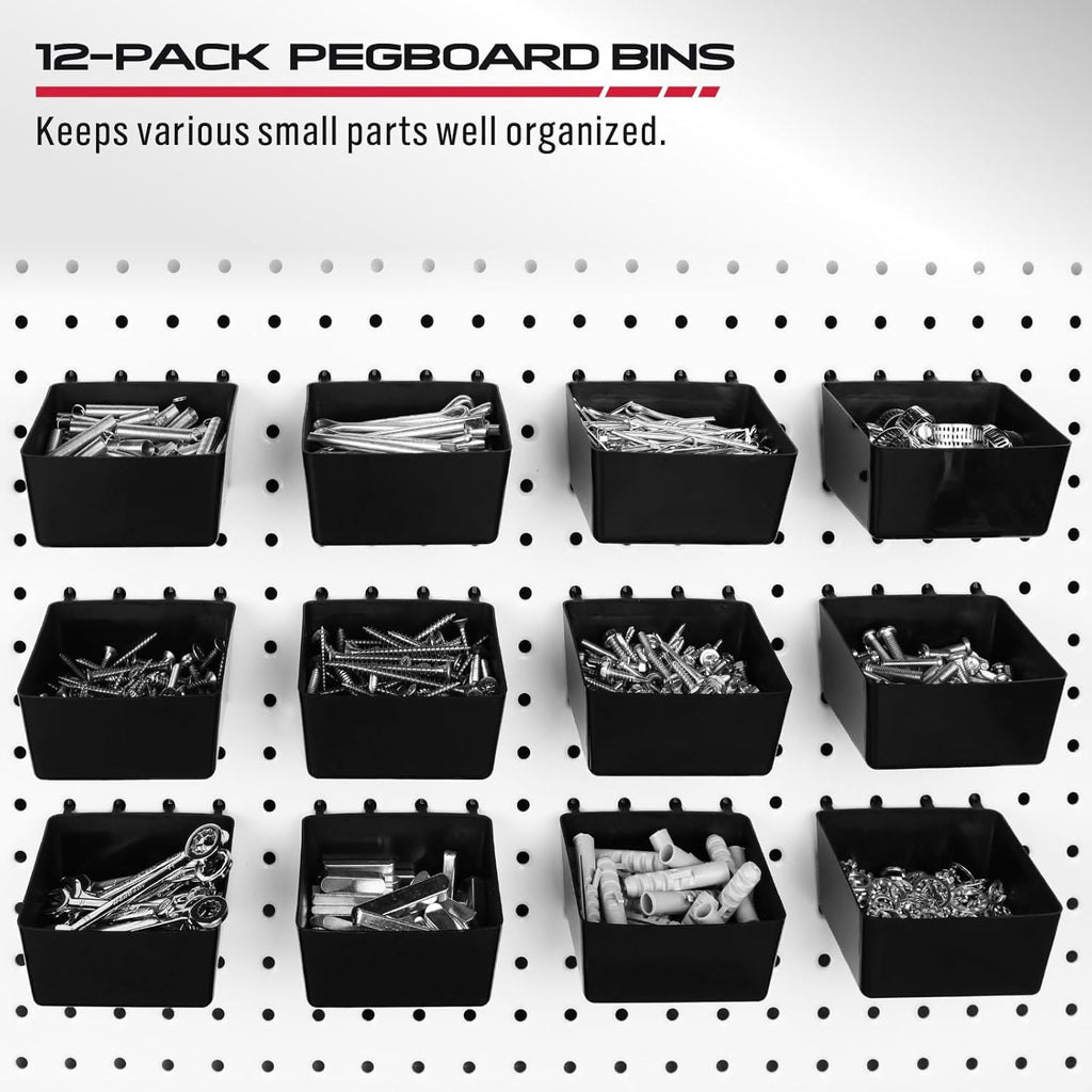 300-Piece Pegboard Hook Set - Durable Metal Organizers for Tool Storage | Ideal for Garage & Workshop
