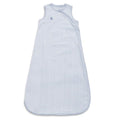 Delta Children Gap babyGap TrueSleep Sleep Sack | 100% Organic Cotton | GOTS and Oeko-Tex 100 Certified | 2-Way Zipper | Large: 6-12 Months, Bluish Grey Stripe